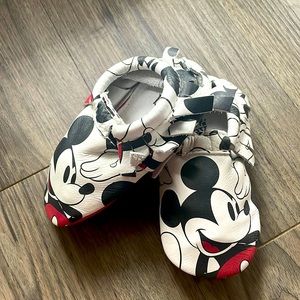 Freshly Picked Mickey Mouse Hardsole Moccasins